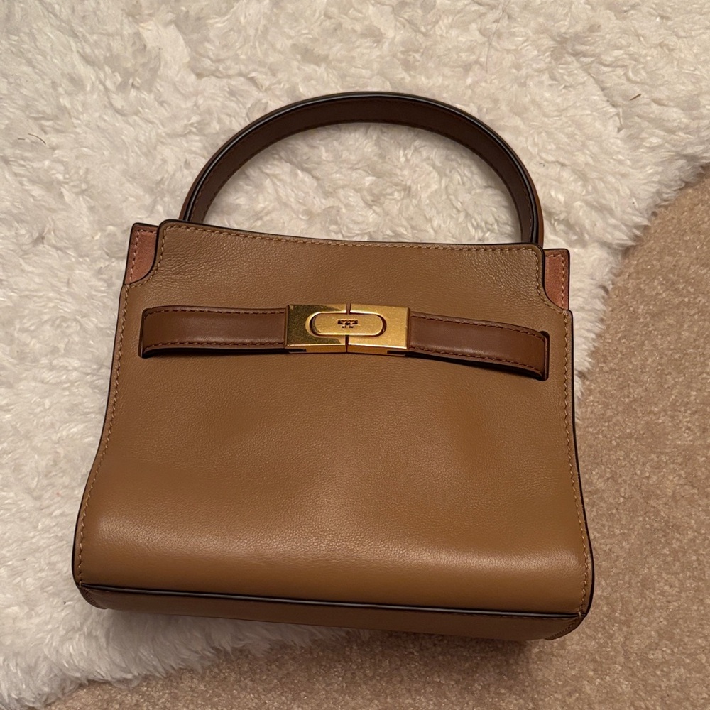 Tory Burch Tan Mini Bag with Gold Accent